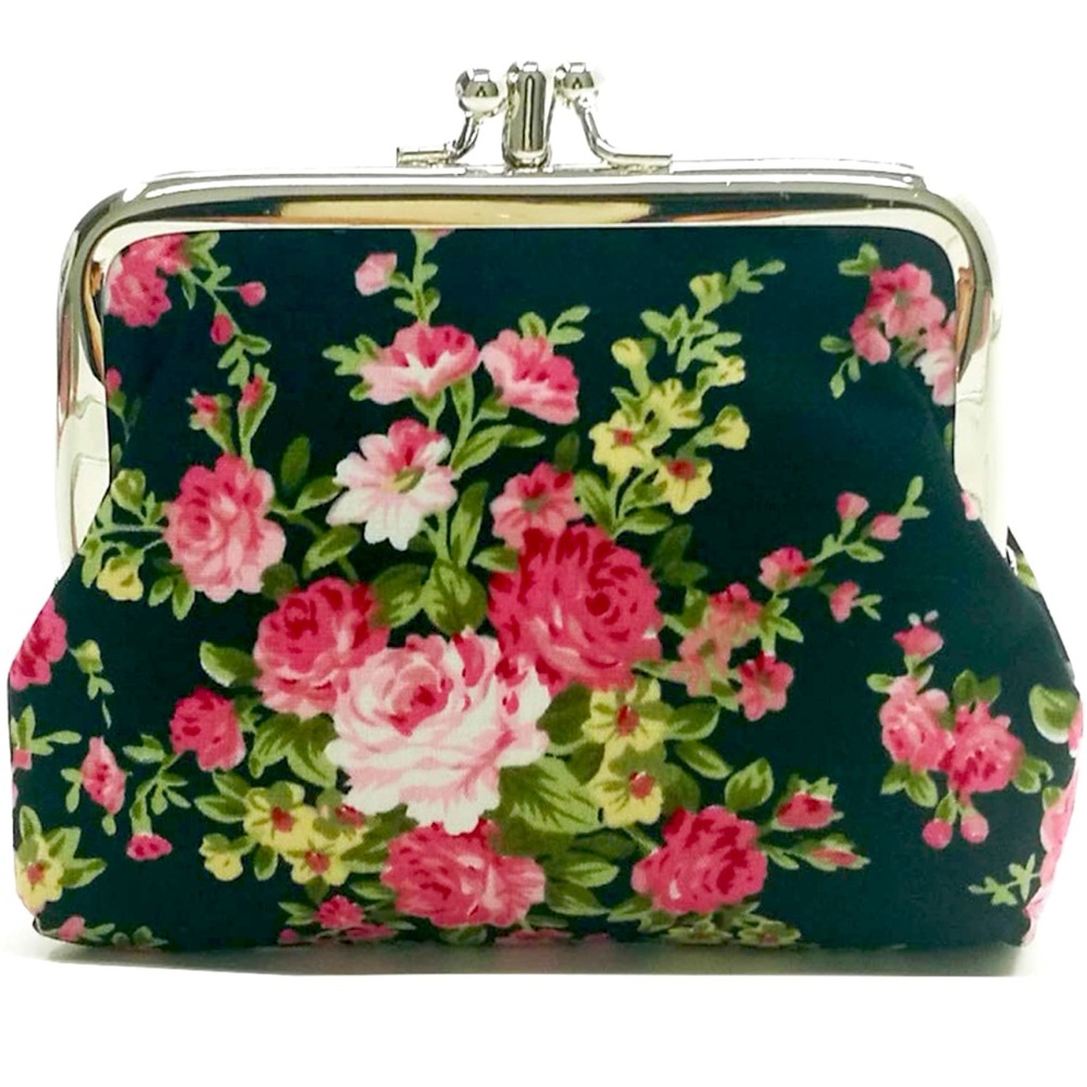 Cute Flower Double Coin Purse